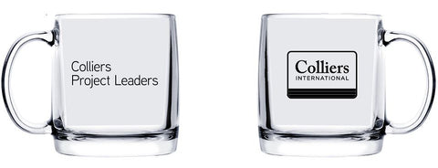 Glass Coffee Mug – English | Old Logo