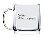 Glass Coffee Mug – French | Old Logo
