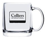 Glass Coffee Mug – English | Old Logo